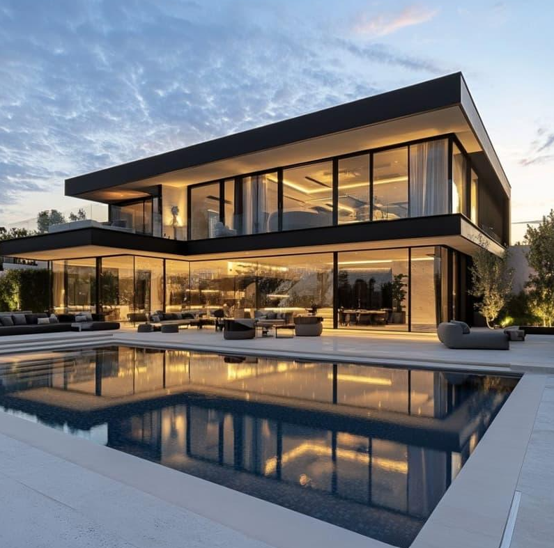 تصميم داخلي لعقار سكني حديث